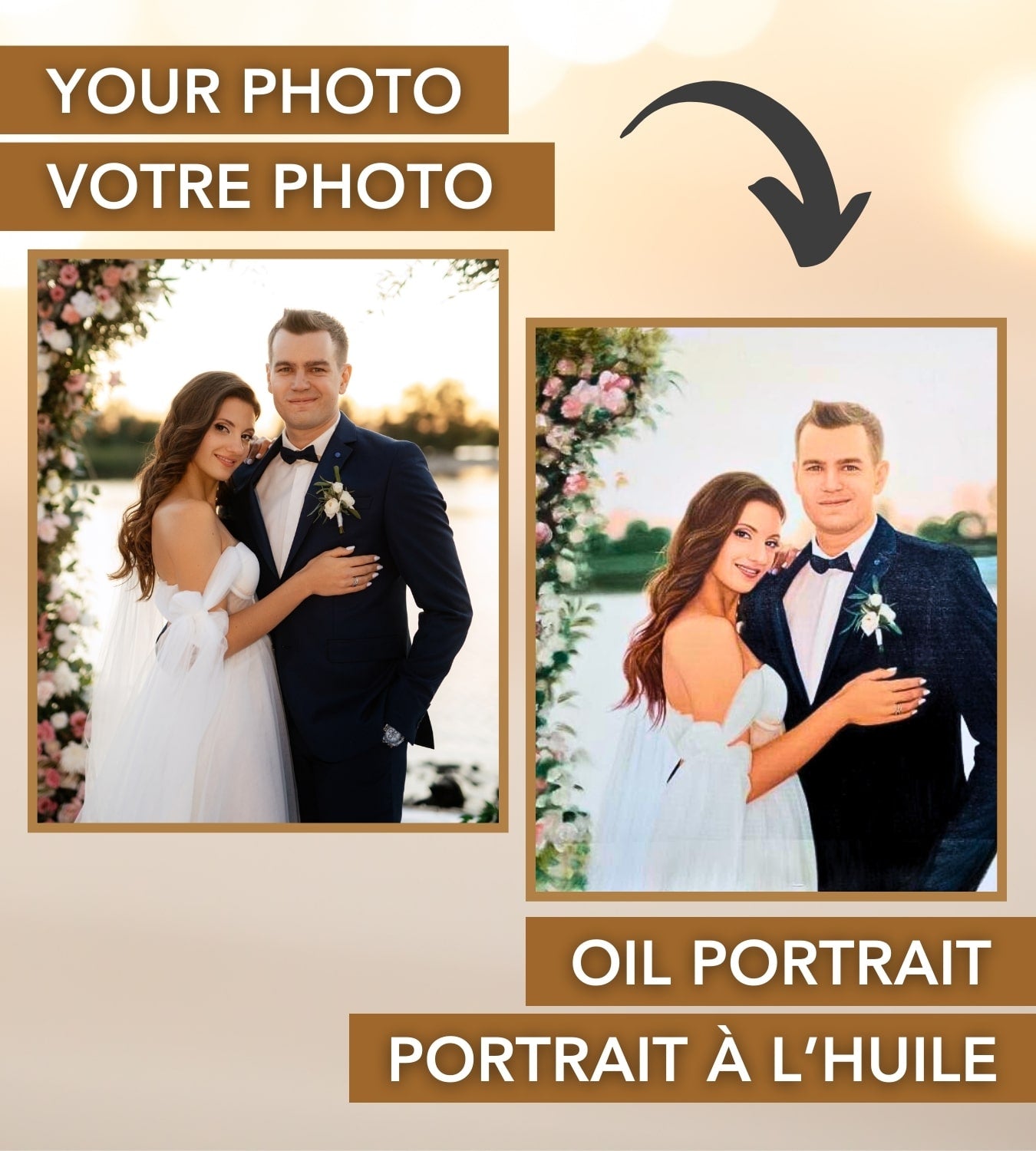 Custom portrait from photo